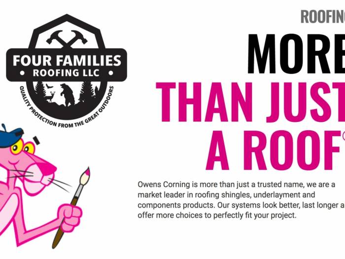 Four Families Roofing LLCServices